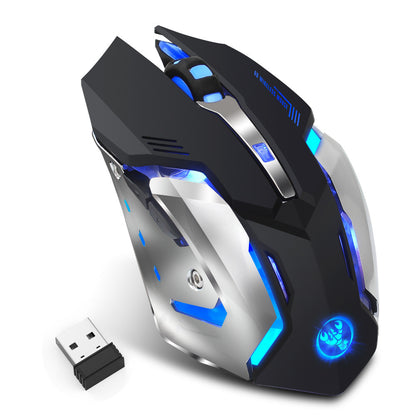 HXSJ new wireless mouse 2.4GPI gaming mouse glowing mouse - Mind Meadow