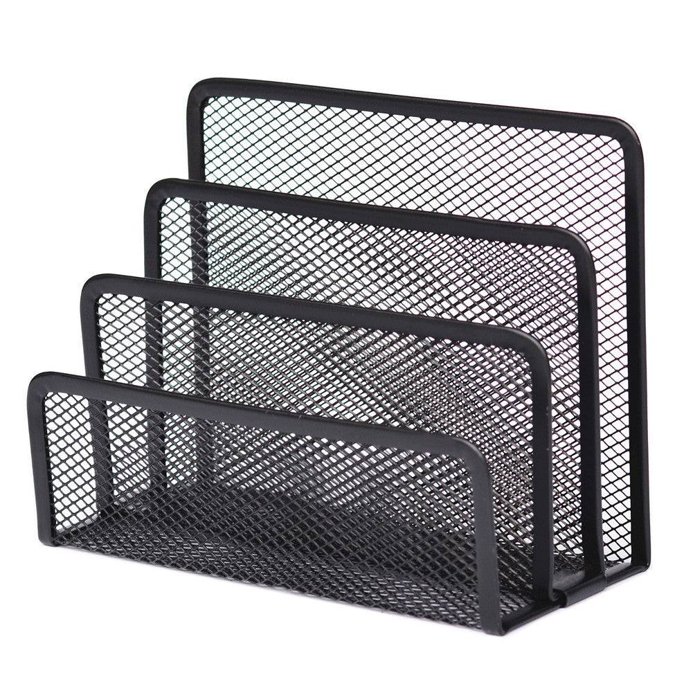 Book Shelves Desk-Organizer Office Mesh Home Metal 1pcs - Mind Meadow