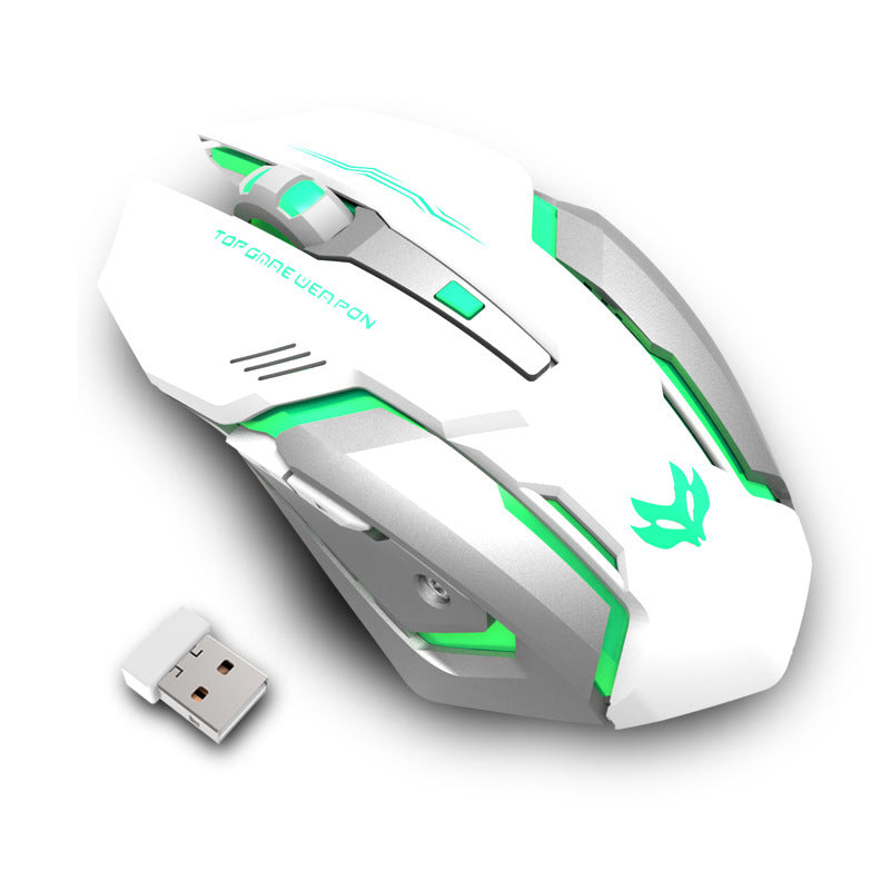 Wireless Charging Silent Gaming Mouse Machinery - Mind Meadow