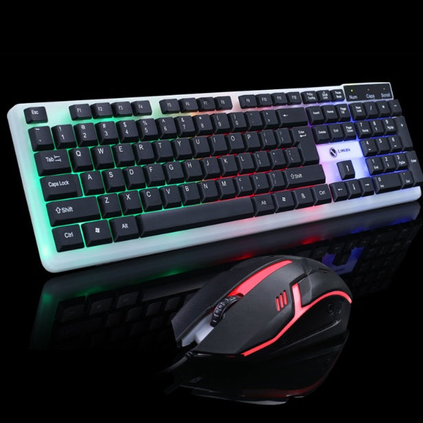 Backlit keyboard and mouse - Mind Meadow