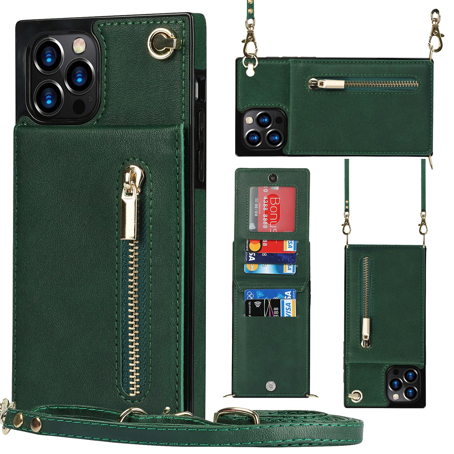 Zipper Phone Case Phone Case Crossbody - Mind Meadow