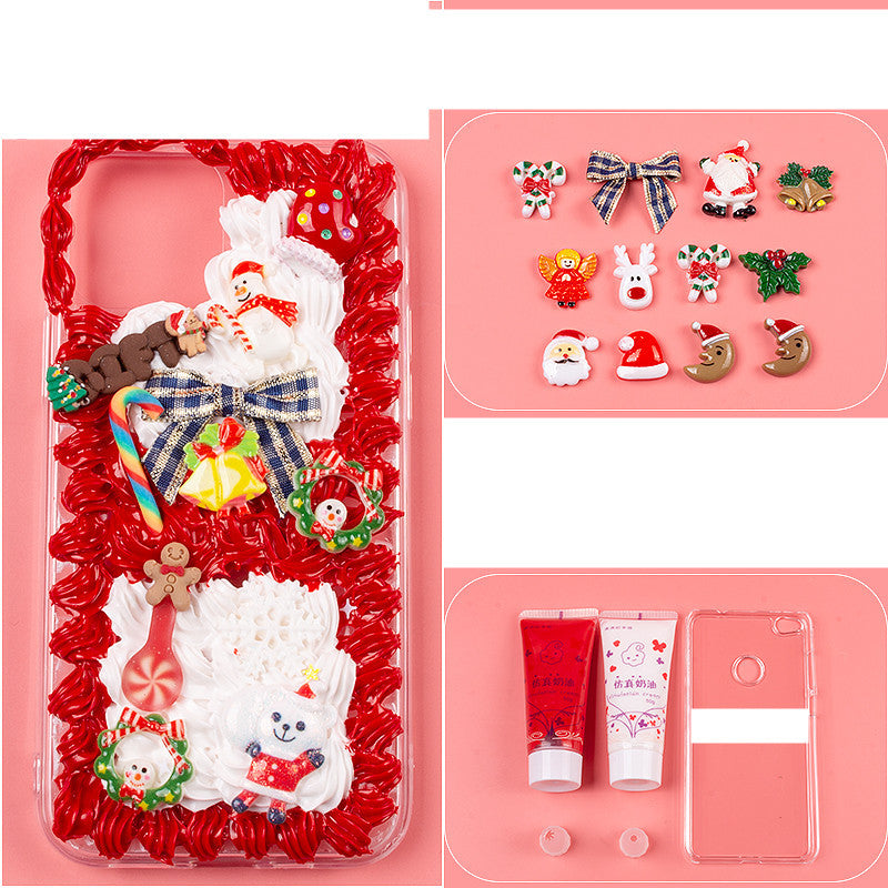 Diy Cream Gel Mobile Phone Case Set Cute Element Resin Accessories - Mind Meadow