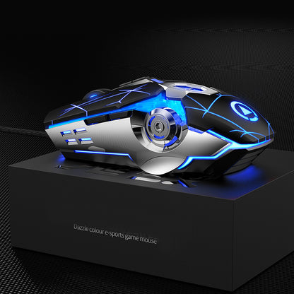 Gaming Mouse Wired Silent Gaming Mechanical Computer Desktop Notebook Office - Mind Meadow