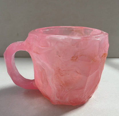 400ml Resin Mineral Crystal Coffee Mugs With Handles - Mind Meadow