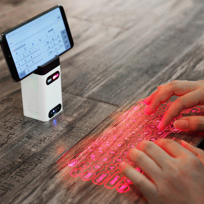 LEING FST Virtual Laser Keyboard Bluetooth Wireless Projector Phone Keyboard For Computer Pad Laptop With Mouse Function - Mind Meadow