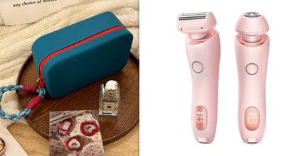 2 In 1 Hair Removal Epilator USB Rechargeable Trimmer for Women