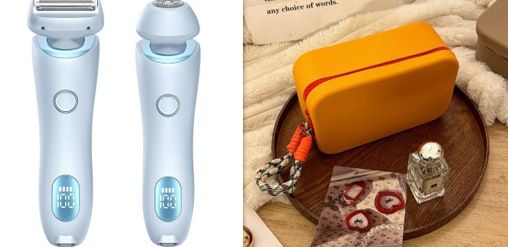 2 In 1 Hair Removal Epilator USB Rechargeable Trimmer for Women