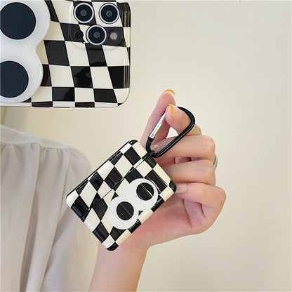 Compatible with Apple, Checkerboard Lattice Eye Airpods Protective Cover - Mind Meadow