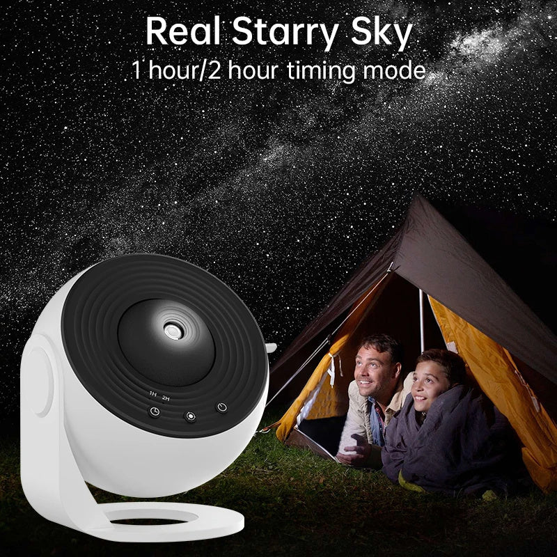 Night Light Galaxy Projector Starry Sky Projector 360 Rotate Planetarium Lamp - Mind Meadow