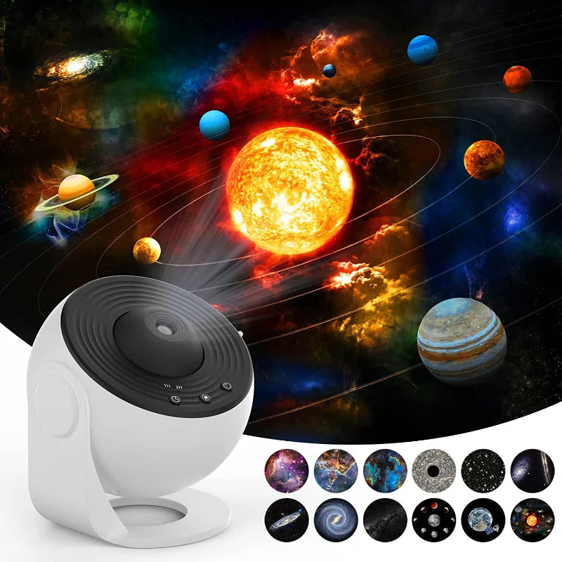 Night Light Galaxy Projector Starry Sky Projector 360 Rotate Planetarium Lamp - Mind Meadow