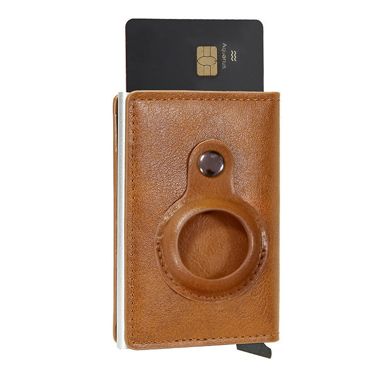 Multifunctional Card Holder Airtag Men's Short Card Holder Wallet Air Tag - Mind Meadow