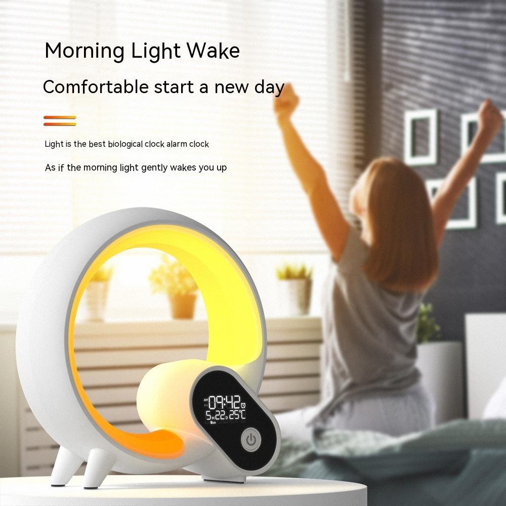 Creative Q Light Analog Sunrise Digital Display Alarm Clock - Mind Meadow