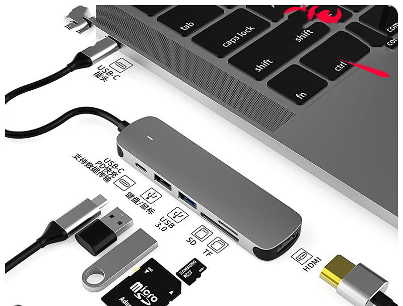 Hub Multi-function Hub HDMI Docking Station Notebook Converter - Mind Meadow