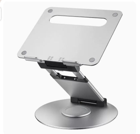 Notebook Bracket Laptop Bracket Aluminum Alloy Desktop Adjustable Base 360-degree Rotation - Mind Meadow