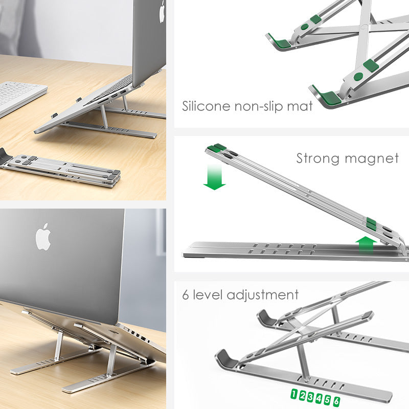 Laptop stand cooling portable adjustable stand - Mind Meadow