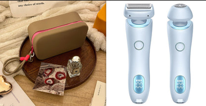 2 In 1 Hair Removal Epilator USB Rechargeable Trimmer for Women