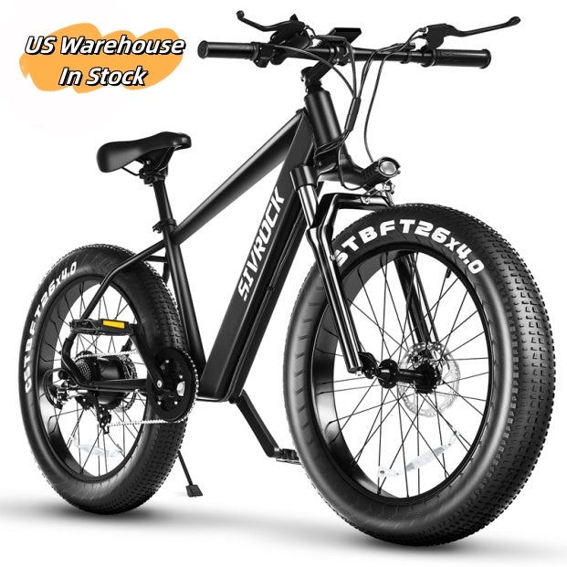 Professional Electric Bike For Adults, 26 X 4.0 Inches Fat Tire Electric Mountain Bicycle, 1000W Motor 48V 15Ah Ebike For Trail Riding, Excursion And Commute, UL And GCC Certified - Mind Meadow