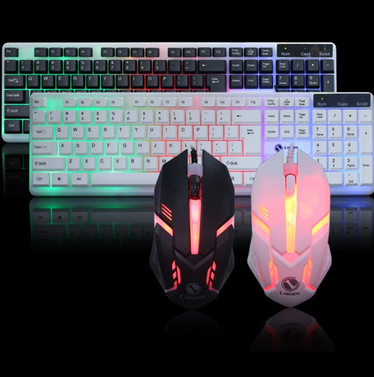 Backlit keyboard and mouse - Mind Meadow