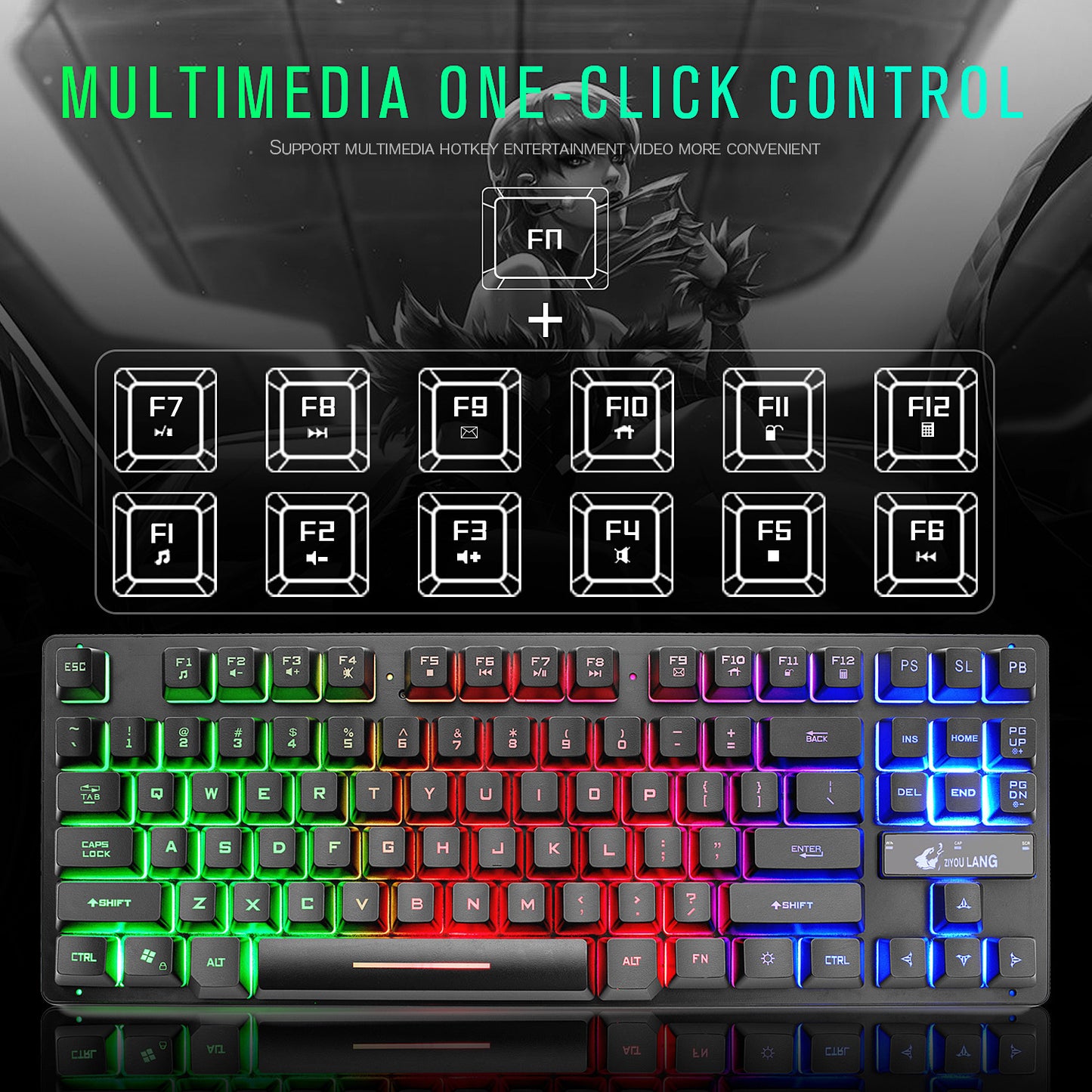 Electronic Games Mechanical Keyboard Notebook Keyboard - Mind Meadow