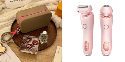 2 In 1 Hair Removal Epilator USB Rechargeable Trimmer for Women