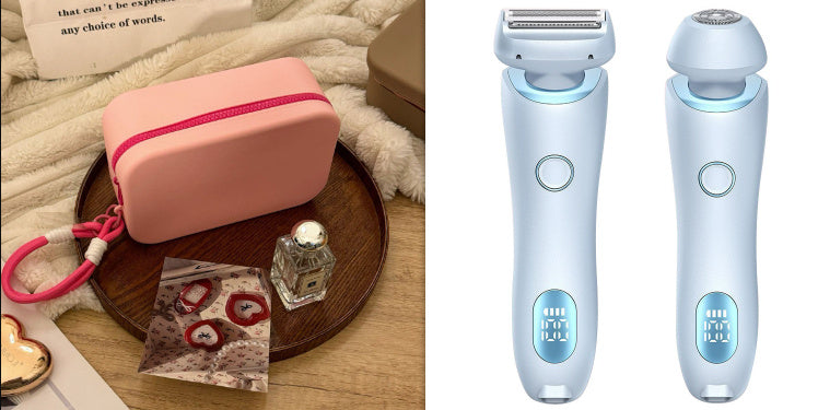 2 In 1 Hair Removal Epilator USB Rechargeable Trimmer for Women