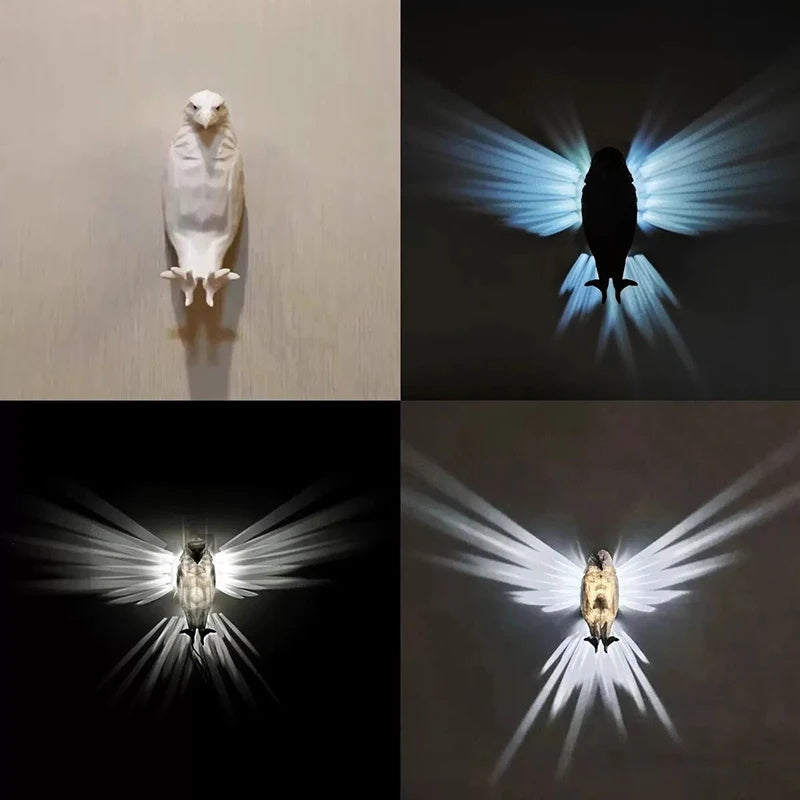 Modern Creative Bird Wall Lamp - Mind Meadow