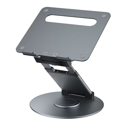 Notebook Bracket Laptop Bracket Aluminum Alloy Desktop Adjustable Base 360-degree Rotation - Mind Meadow