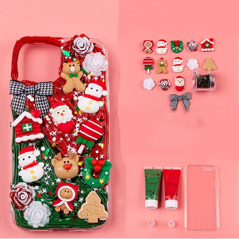 Diy Cream Gel Mobile Phone Case Set Cute Element Resin Accessories - Mind Meadow