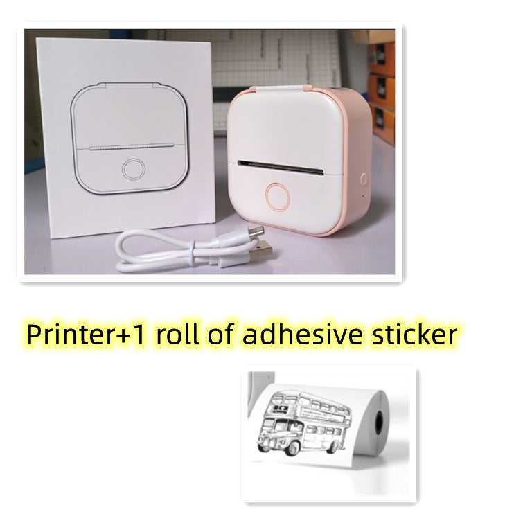 Portable Mini Thermal Label Printer Home Photo Printer - Mind Meadow