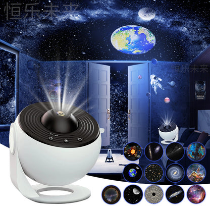 Night Light Galaxy Projector Starry Sky Projector 360 Rotate Planetarium Lamp - Mind Meadow