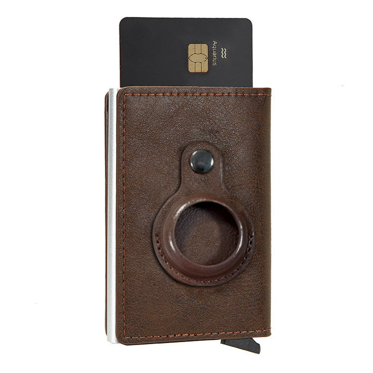 Multifunctional Card Holder Airtag Men's Short Card Holder Wallet Air Tag - Mind Meadow