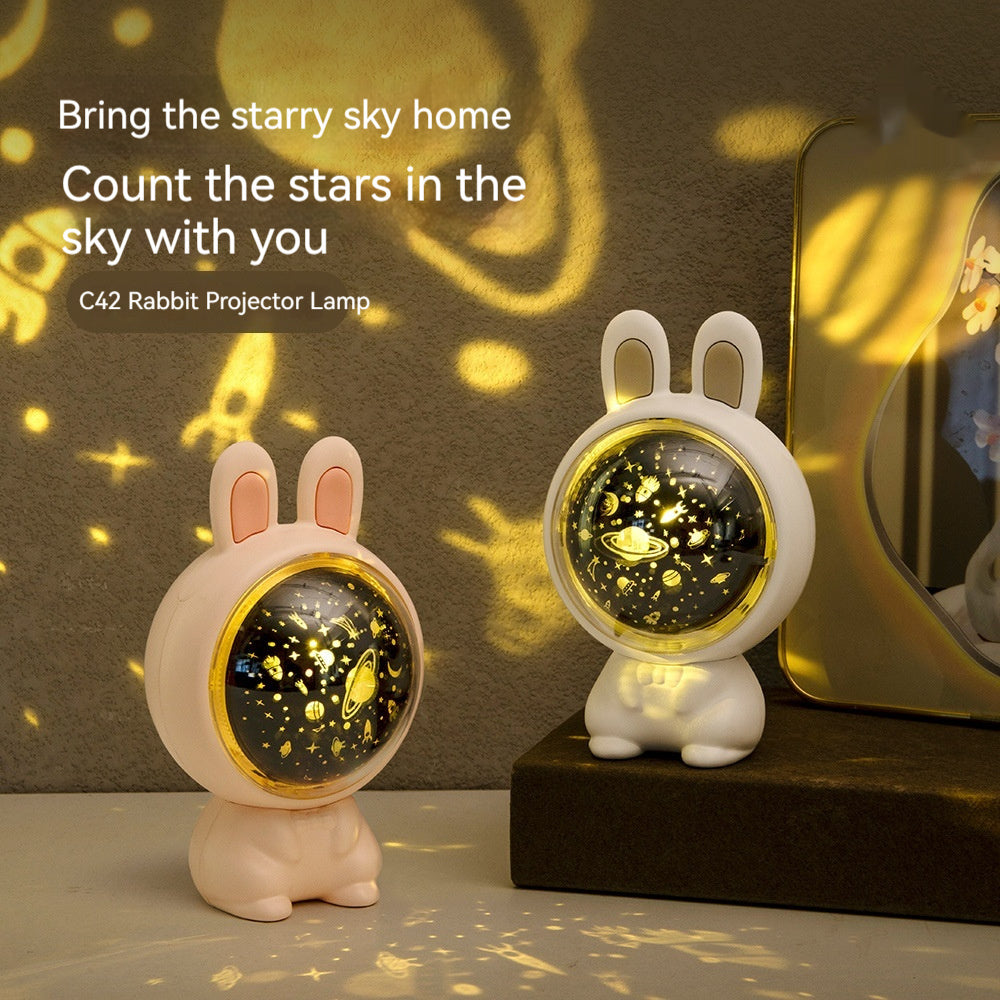 Creative Rabbit Star Light Projector Lamp - Mind Meadow