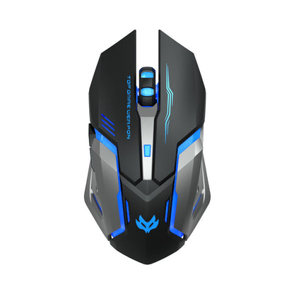 Wireless Charging Silent Gaming Mouse Machinery - Mind Meadow