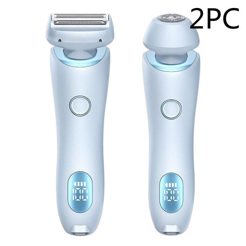 2 In 1 Hair Removal Epilator USB Rechargeable Trimmer for Women