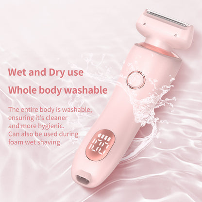 2 In 1 Hair Removal Epilator USB Rechargeable Trimmer for Women