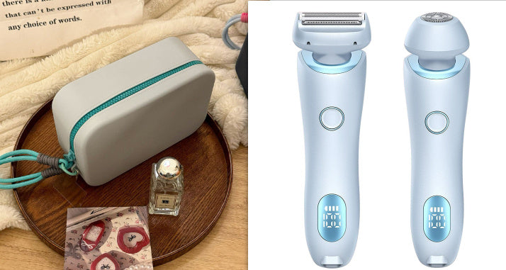 2 In 1 Hair Removal Epilator USB Rechargeable Trimmer for Women