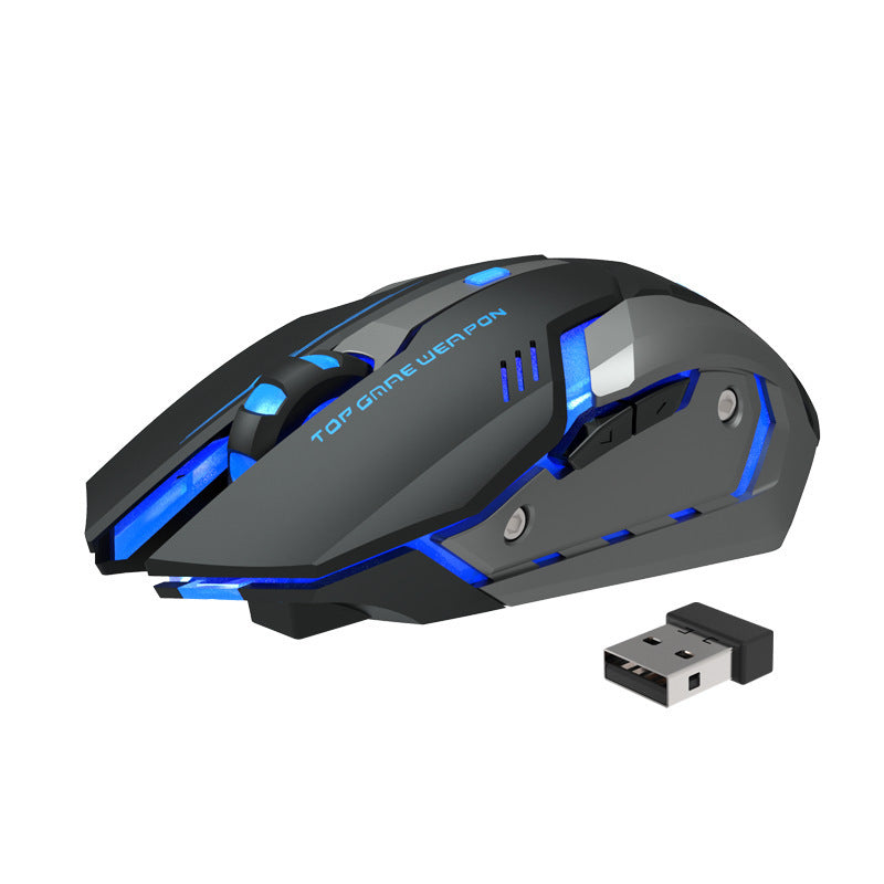 Wireless Charging Silent Gaming Mouse Machinery - Mind Meadow