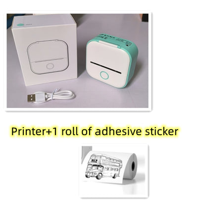 Portable Mini Thermal Label Printer Home Photo Printer - Mind Meadow