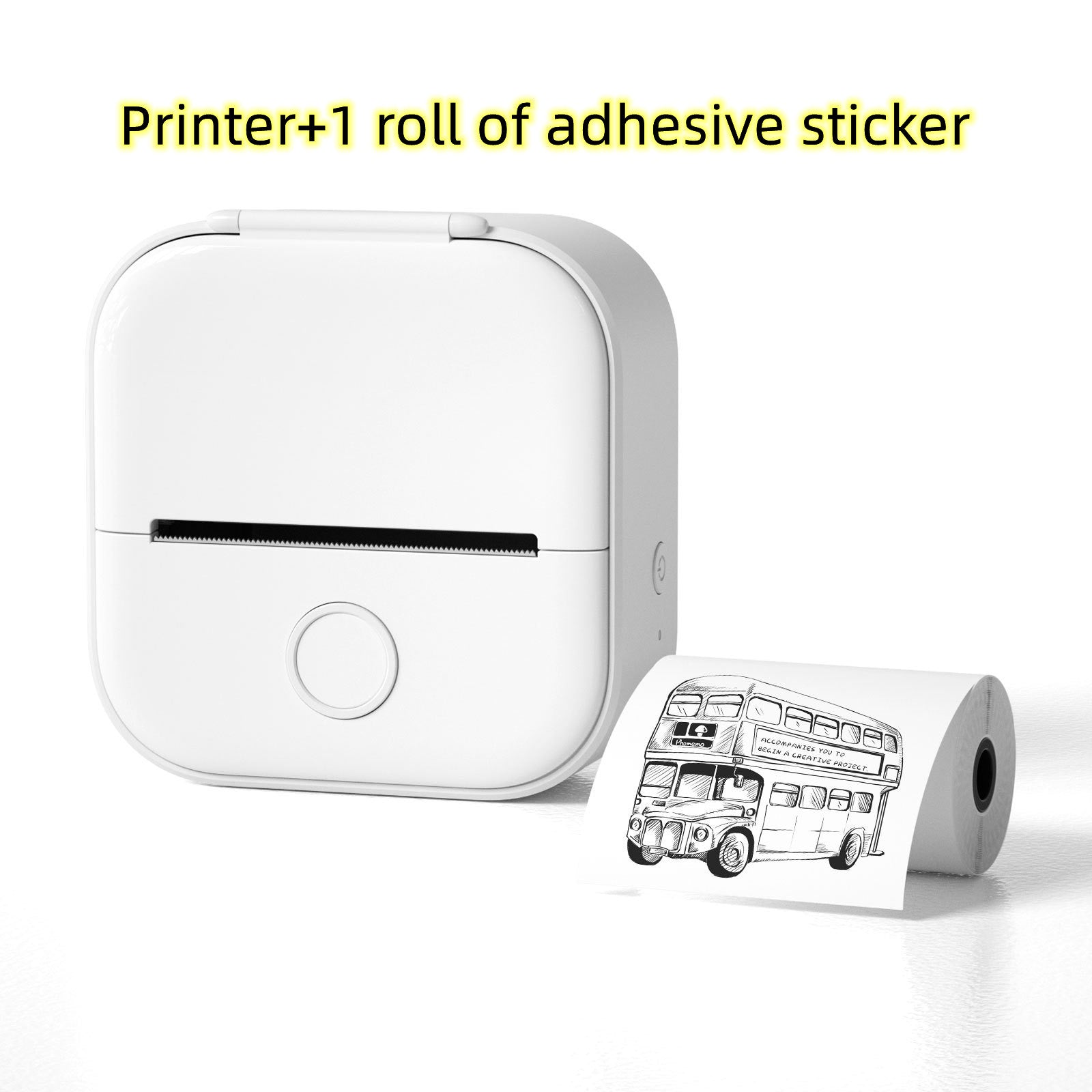 Portable Mini Thermal Label Printer Home Photo Printer - Mind Meadow