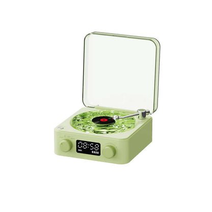 Retro Turntable Speaker with Bluetooth 5.0 & RGB Projection Lamp - Mind Meadow