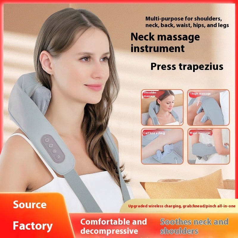 Neck Massager Back Waist Massage Instrument Multifunctional - Mind Meadow