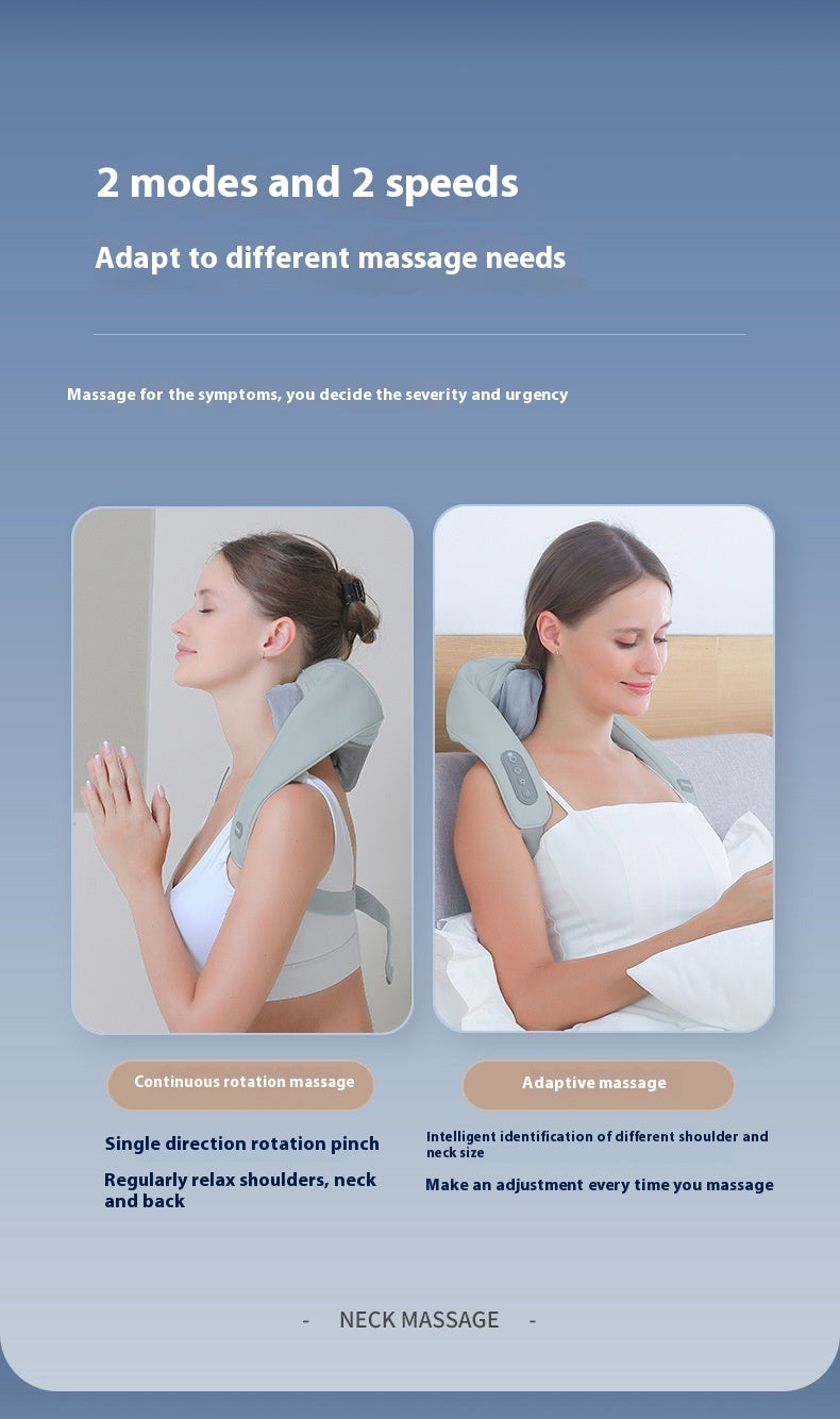 Neck Massager Back Waist Massage Instrument Multifunctional - Mind Meadow