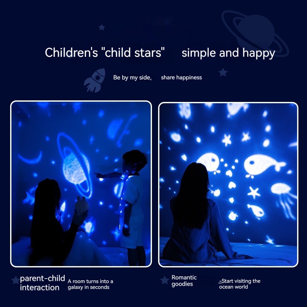 Creative Rabbit Star Light Projector Lamp - Mind Meadow