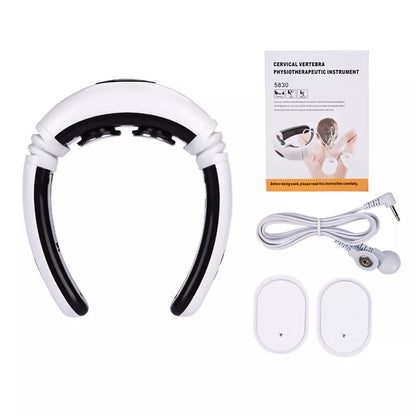 Electric Tens Unit Pulse Neck Massager Magnetic Pulse Therapy