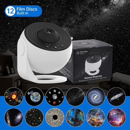 Night Light Galaxy Projector Starry Sky Projector 360 Rotate Planetarium Lamp - Mind Meadow