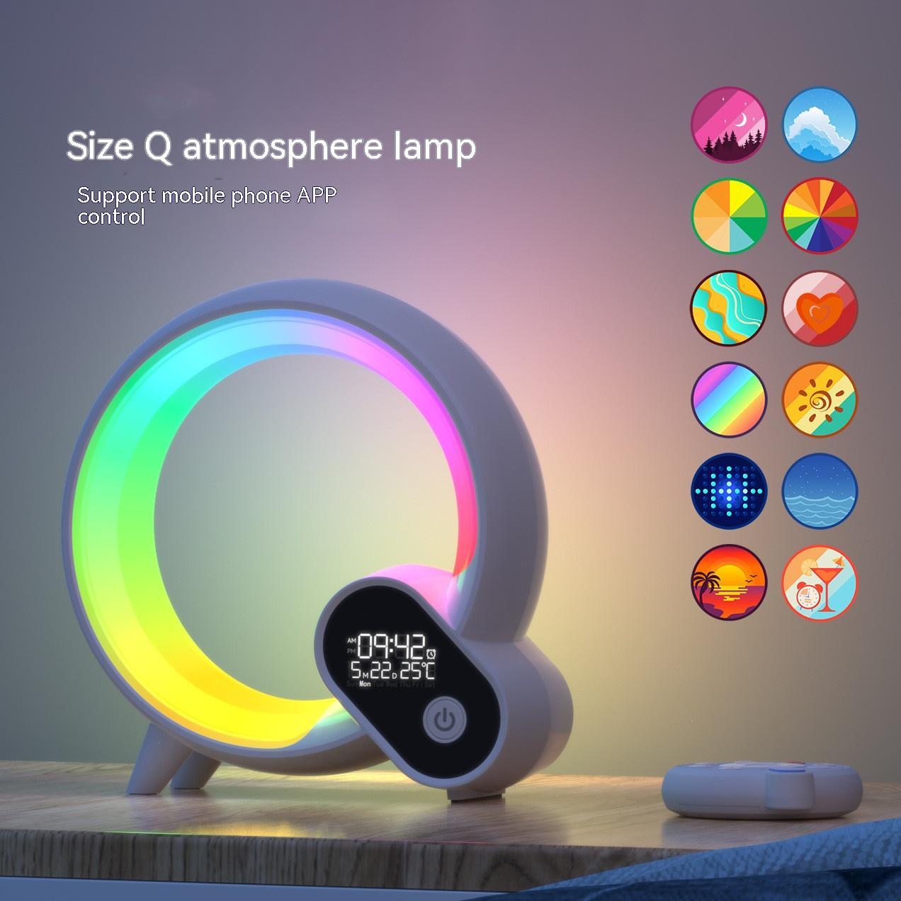 Creative Q Light Analog Sunrise Digital Display Alarm Clock - Mind Meadow