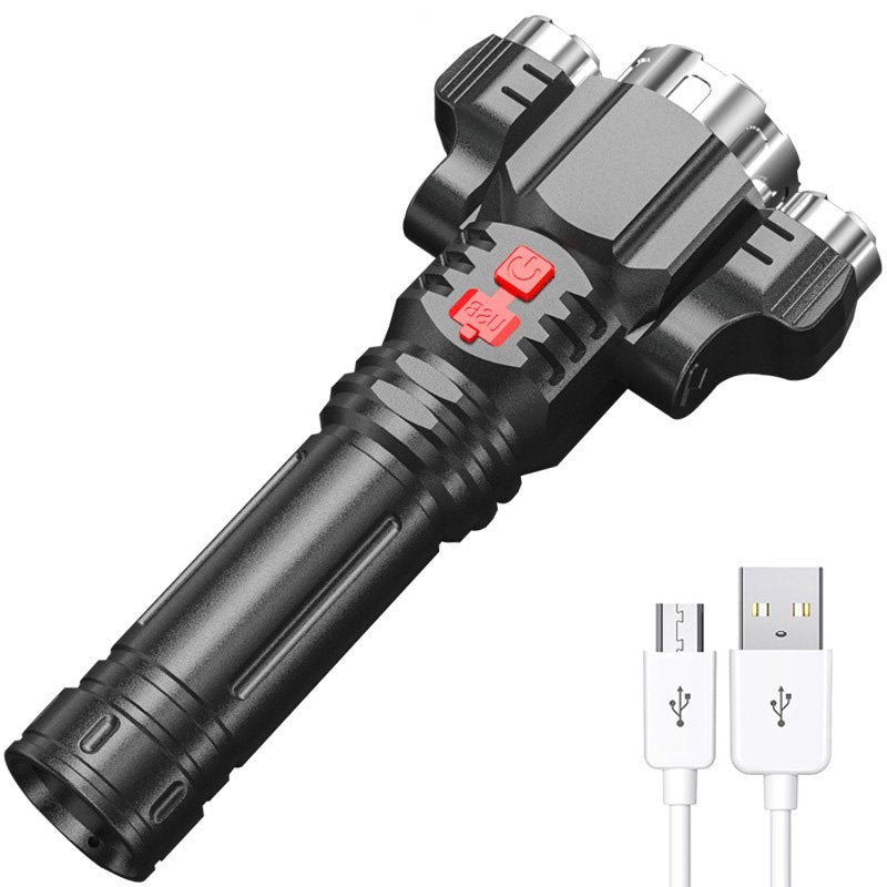 Outdoor Home Portable Riding USB Rechargeable Flashlight - Mind Meadow